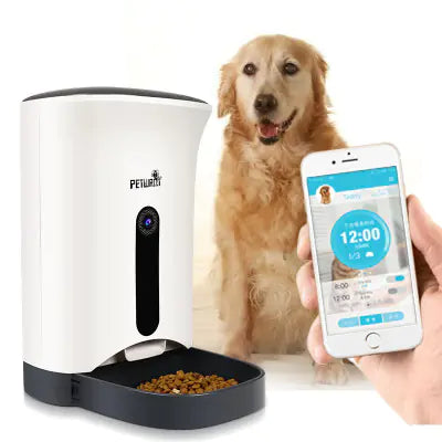 Smart Pet Feeder with Camera for Dogs and Cats