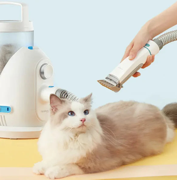 Multi-Function Pet Hair Clipper & Vacuum for Cats and Dogs