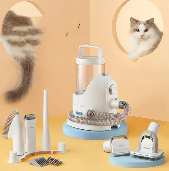 Multi-Function Pet Hair Clipper & Vacuum for Cats and Dogs